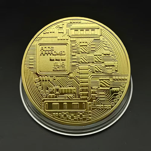 Collector's Edition Bitcoin Coin - Commemorative Cryptocurrency
