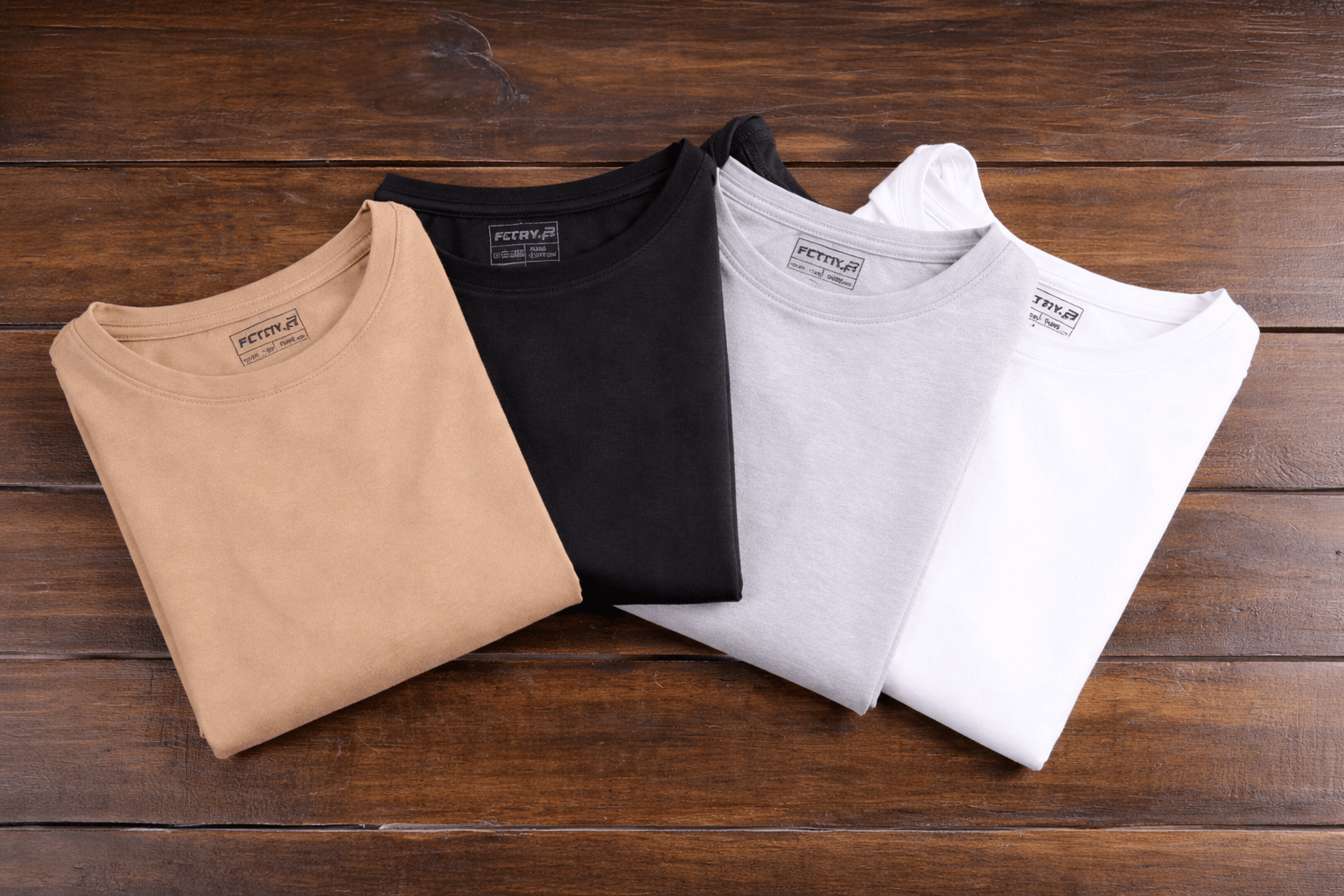 4-Pack Bundle T-Shit Solid Colors