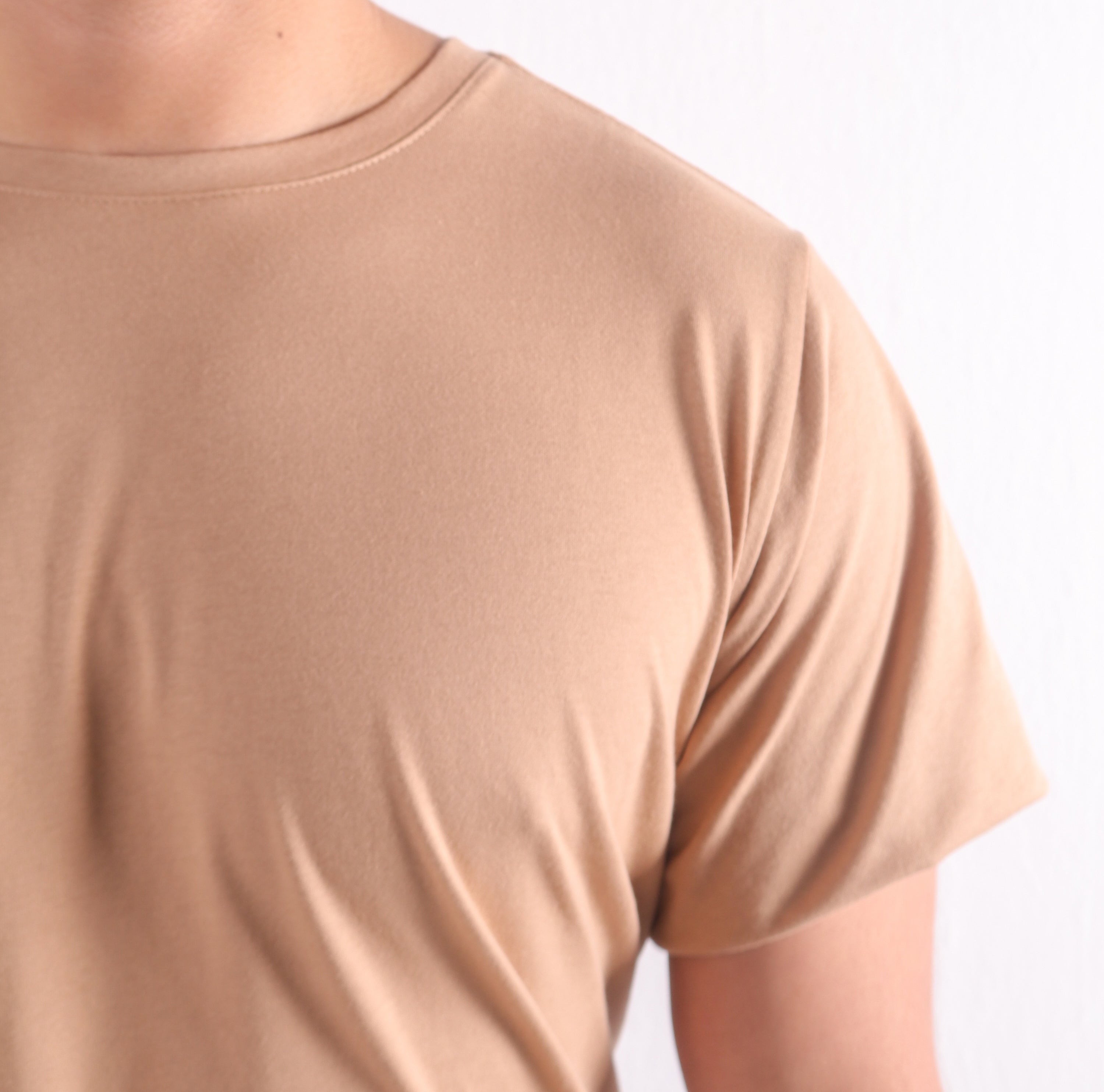 Unisex Beige T-Shirt