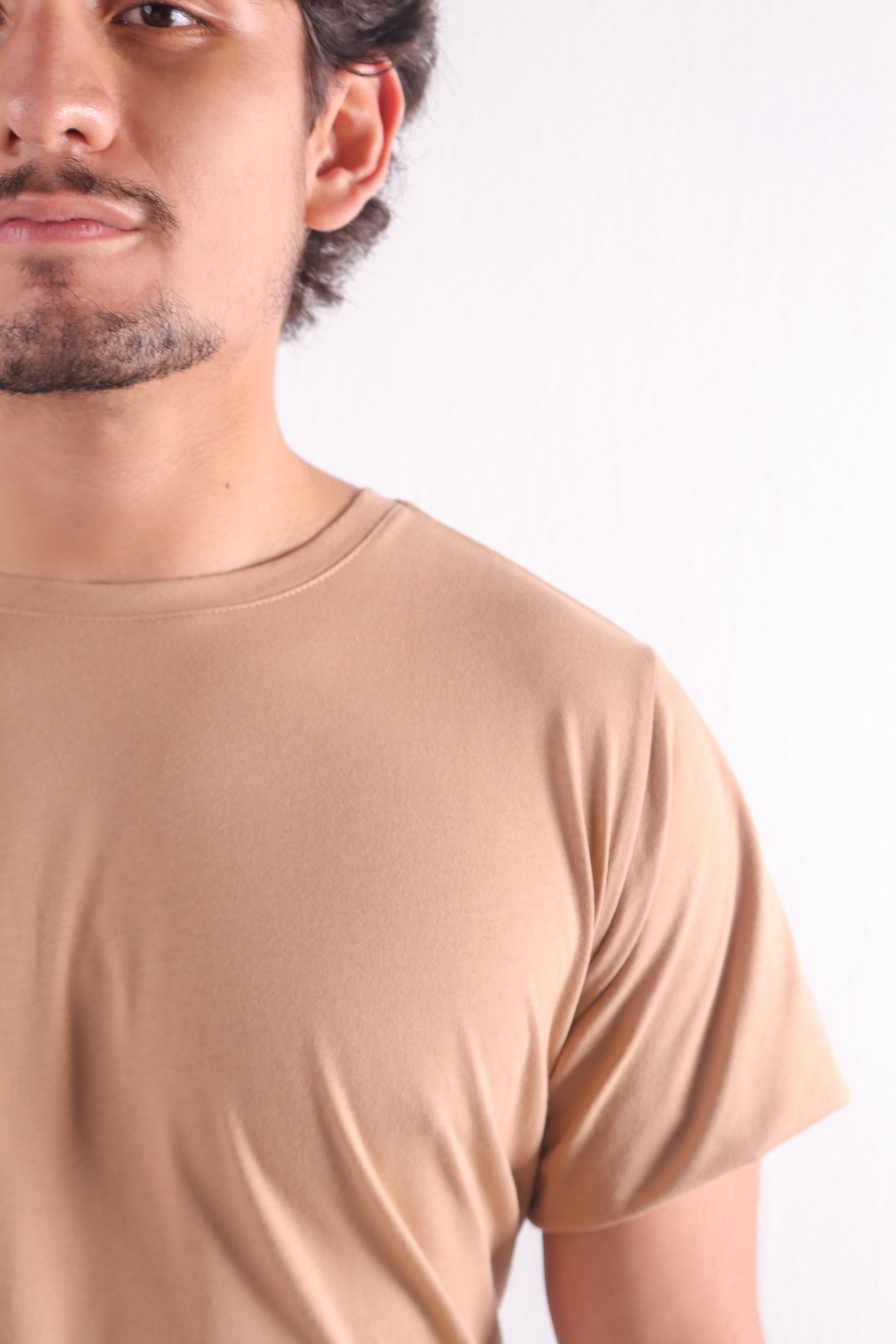 Unisex Beige T-Shirt