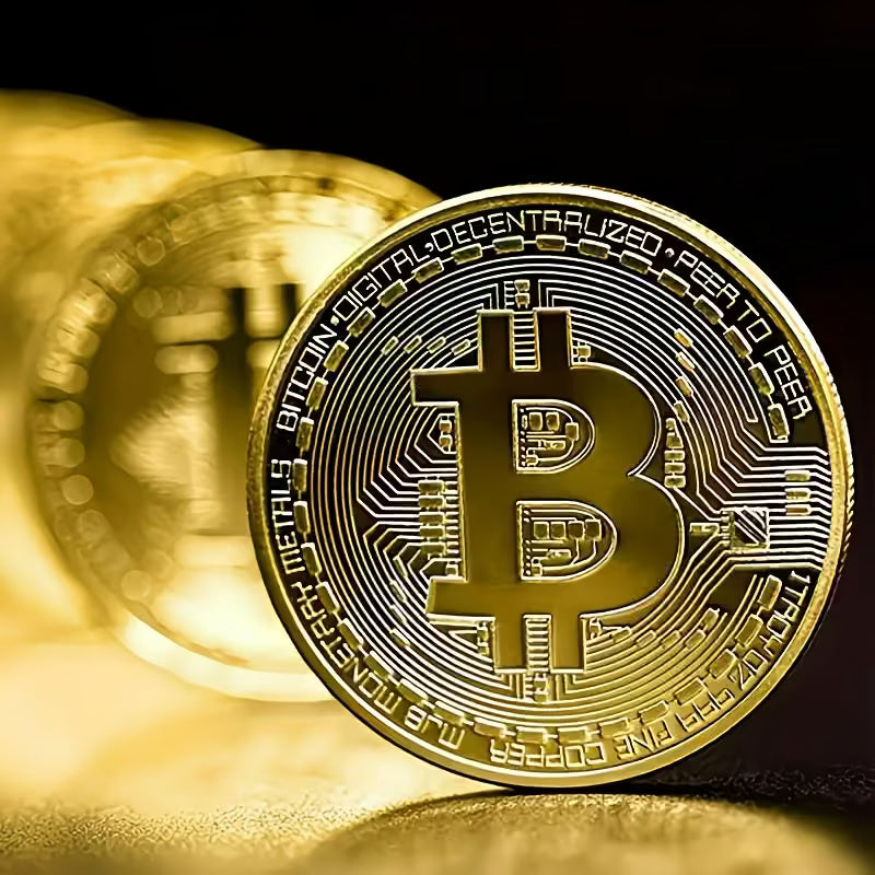 Collector's Edition Bitcoin Coin - Commemorative Cryptocurrency